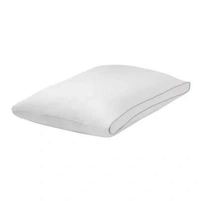 Allied Home Toss & Turn Sleep Style Hourglass Gusset Down Alternative Medium Density Bed Pillow In White
