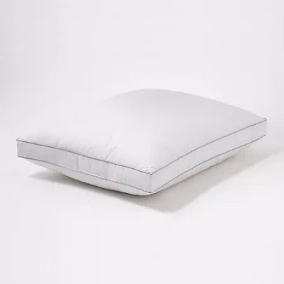 Allied Home Side Sleep Style 4-side Gusset Down Alternative Medium Density Bed Pillow In White