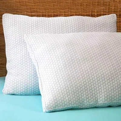 Allied Home Climaknit Medium Density Bed Pillow In White