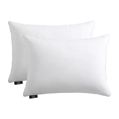Serta Heiq Cooling Feather Down Pillow In White