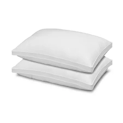 Ella Jayne Gussetted Firm Plush Down Alternative Side/back Sleeper Pillow In White