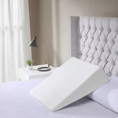Sleep Philosophy Wedge Memory Foam Pillow In White