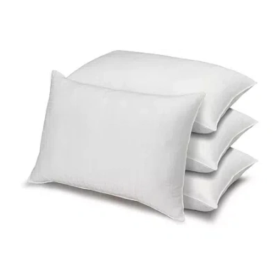 Ella Jayne 100% Cotton Dobby-box Shell Soft Stomach Sleeper Down Alternative Pillow In White