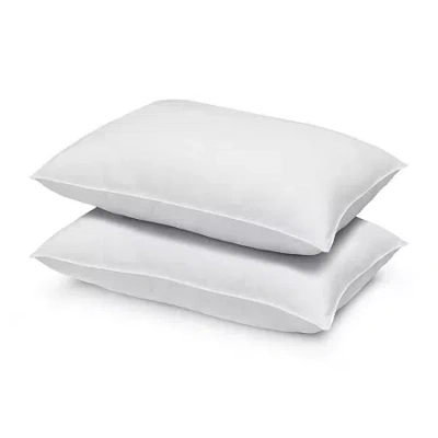 Ella Jayne Signature Plush Medium Density Allergy-resistant Down Alternative Pillow In White