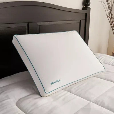 Isocool Iso-cool Side Sleeper Pillow Featuring Serene Foam In White