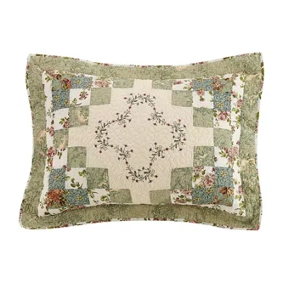 Modern Heirloom Olivia Pillow Sham In Green