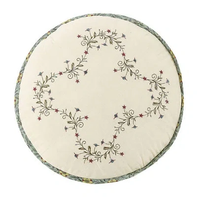 Modern Heirloom Olivia Round Throw Pillow In Green