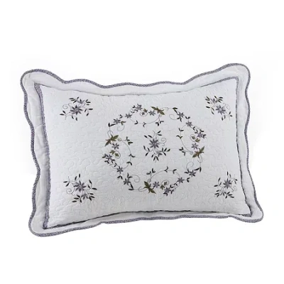 Modern Heirloom Gwen Pillow Sham In White