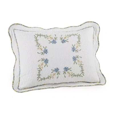 Modern Heirloom Heather Pillow Sham In White
