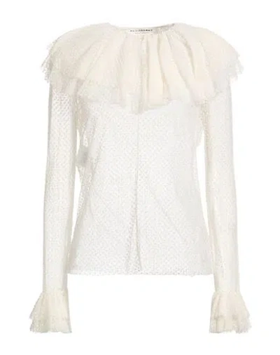 Philosophy Di Lorenzo Serafini Woman Top Ivory Size 4 Cotton, Polyamide In White