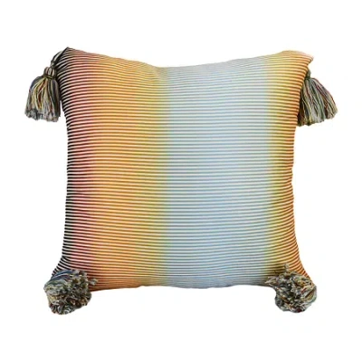 Donna Sharp Natures Collage Ombre Square Throw Pillow In Multi