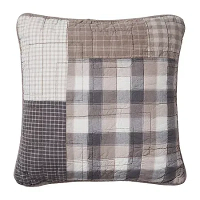 Donna Sharp Smoky Square Throw Pillow In Gray