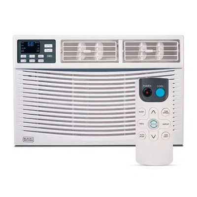 Black+decker 12000 Btu Window Acunit  With Remote Control Cools To 450sq Ft Energy Efficient In White