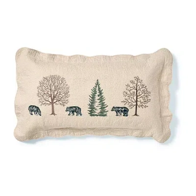Donna Sharp Bear Creek Cotton Pillow Sham In Sand