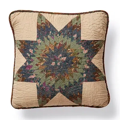 Donna Sharp Forest Star Cotton Star Square Throw Pillow In Multi