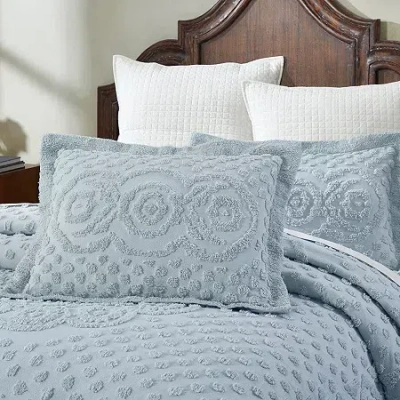 Better Trends Heirloom Pillow Sham In Blue