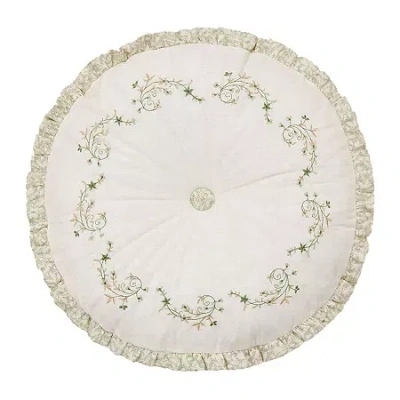 Modern Heirloom Harper Square Decorative Pillow Square Throw Pillow In Green