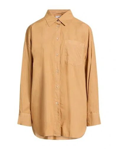 Mason's Woman Shirt Camel Size 6 Cotton In Neutral