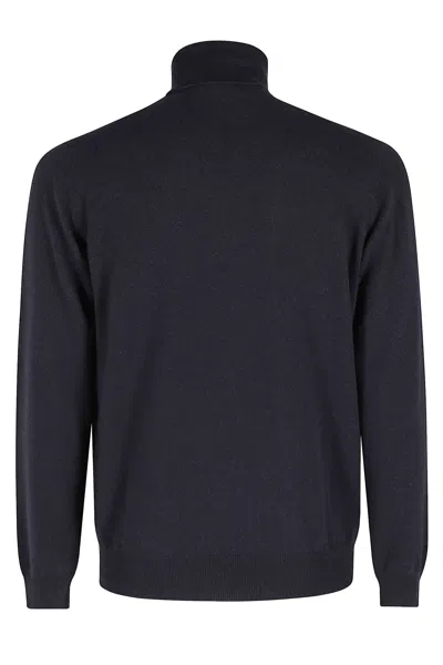 Filippo De Laurentiis Dolcevita Lana Cashmere In Blue