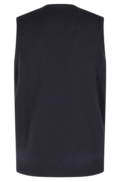 Filippo De Laurentiis Girocollo Lana Cashmere In Blue