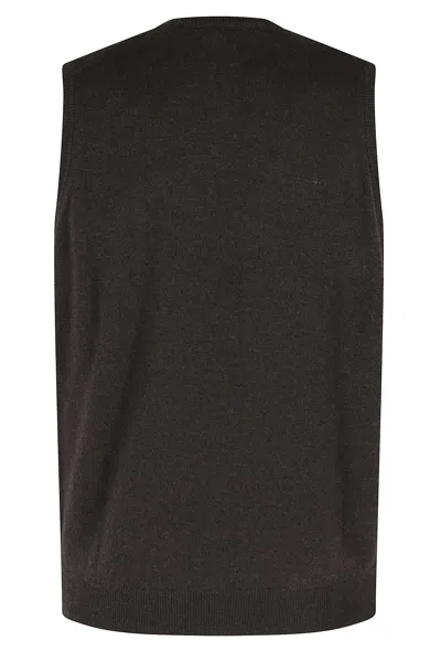 Filippo De Laurentiis Girocollo Lana Cashmere In Brown