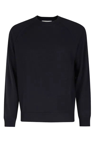 Filippo De Laurentiis Girocollo Raglan Lana Cashmere In Black
