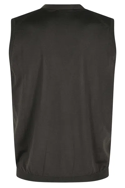 Filippo De Laurentiis Gilet Bottoni Merino In Green