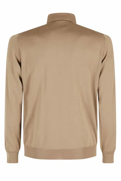 Filippo De Laurentiis Manica Lunga Paramontura Merino In Neutral