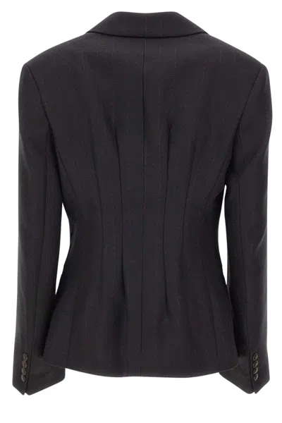 Herskind Sailor Wool Fitted Blazer In Black