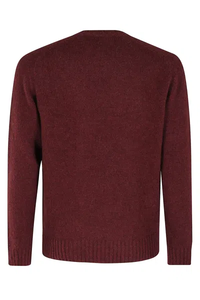 Filippo De Laurentiis Girocollo Manica A Martello In Burgundy