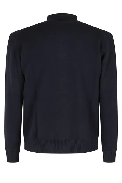 Filippo De Laurentiis Lana Cashmere In Blue