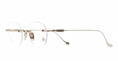 Chrome Hearts Soffffffffers - Shiny Silver Rx Glasses In Gold