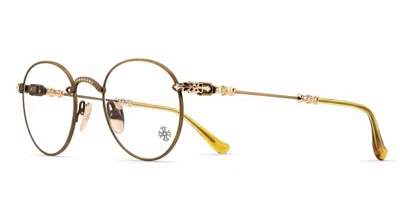Chrome Hearts Bubba-a - Sand Rx Glasses In Gold
