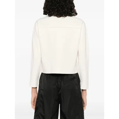 Max Mara Sweaters White In White