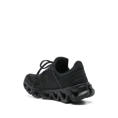 On Womens Black Rock F Cloudswift 4 Mesh And Shell Low-top Trainers In Black