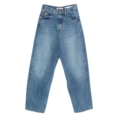 Lois Jeans Barrel Fit Globe In Blue