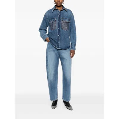 Lois Jeans Barrel Fit Globe In Blue