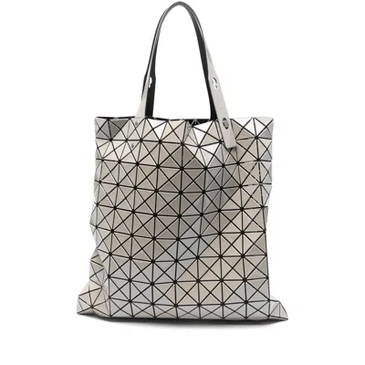 Bao Bao Issey Miyake Baobao Issey Miyake Prism Metallic Tote Bag In White
