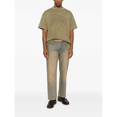 Represent Stud-logo T-shirt In Green