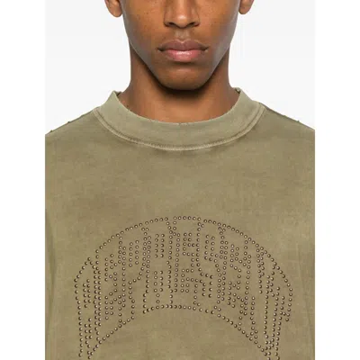 Represent Stud-logo T-shirt In Green