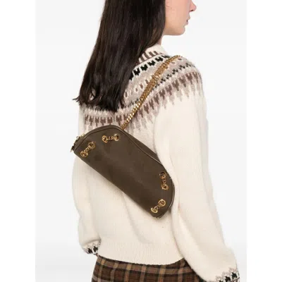 Stella Mccartney Small Falabella Chain-strap Shoulder Bag In Brown