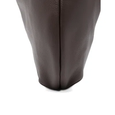 Apc A.p.c. Le Neige Shopper Bag - Leather - Brown In Brown