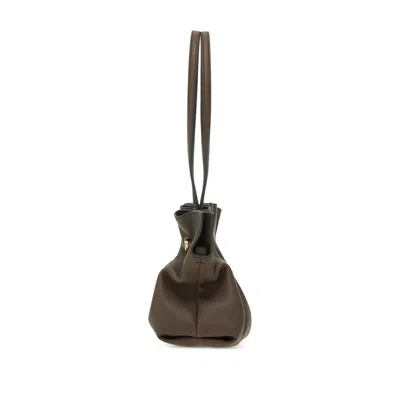 Ferragamo Piercing Shoulder Bag In Brown