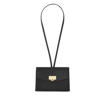 Ferragamo Card Holder Charm In Black