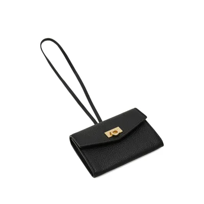 Ferragamo Card Holder Charm In Black