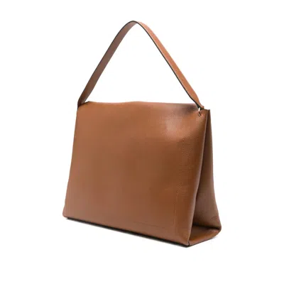 Wandler Penelope Zip-up Shoulder Bag In Brown