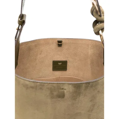 Anya Hindmarch Knot Detail Tote Bag In Green