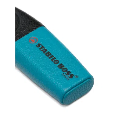 Anya Hindmarch Stabilo Boss Keyring Charm In Blue