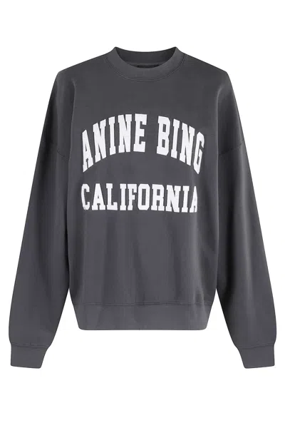 Anine Bing Miles Sweatshirt In Gray