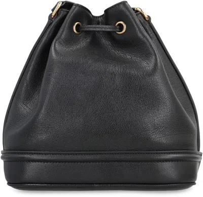 Chloé Bucket Bag In Leather In Black